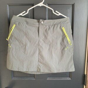 Te Verde Tennis Pickleball Athletic Skort Medium Gray Womens Athletic Fitness